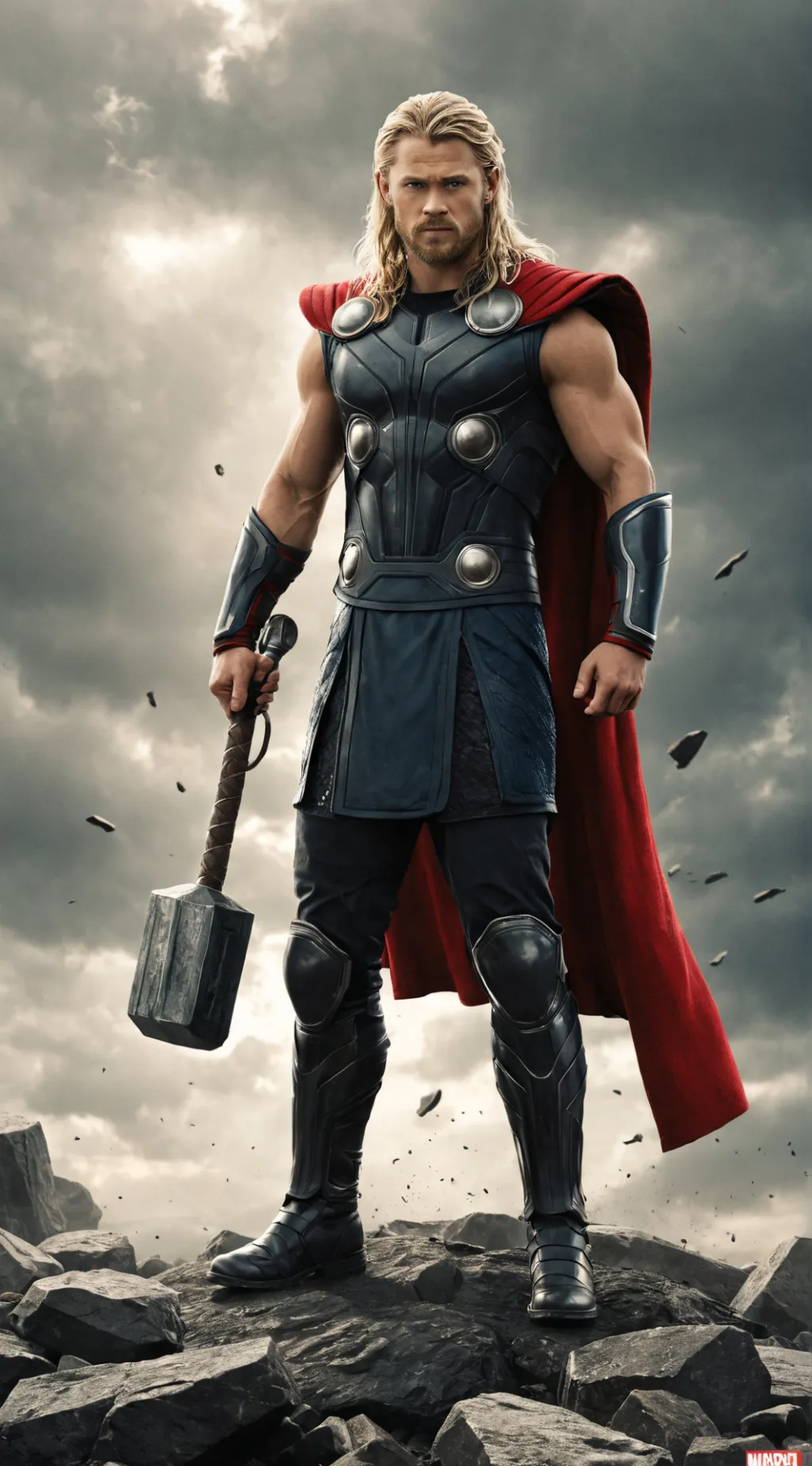 ai character: Thor odison  background