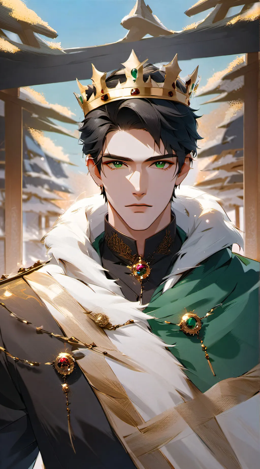 ai character: King Ace background