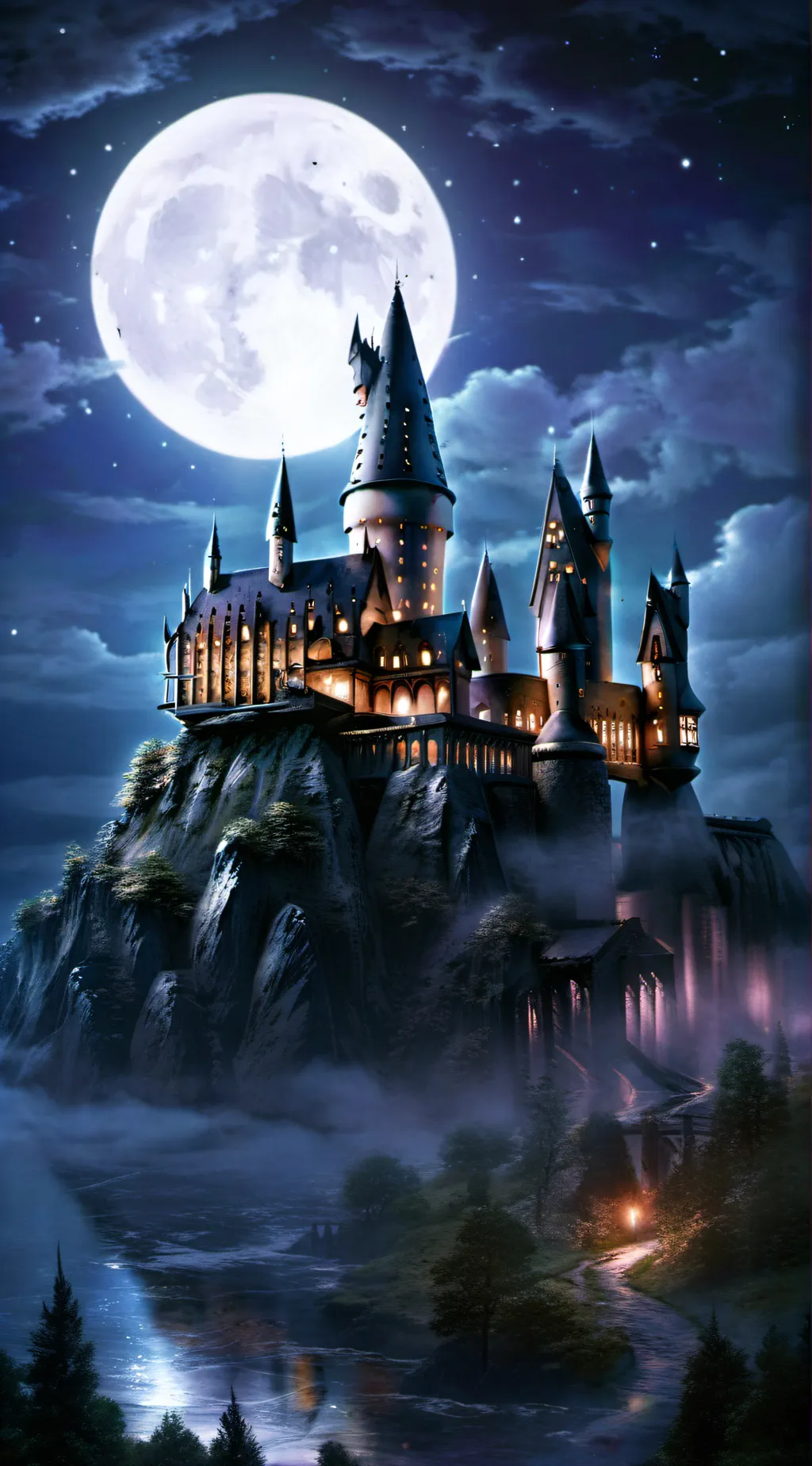 ai character: hogwarts background