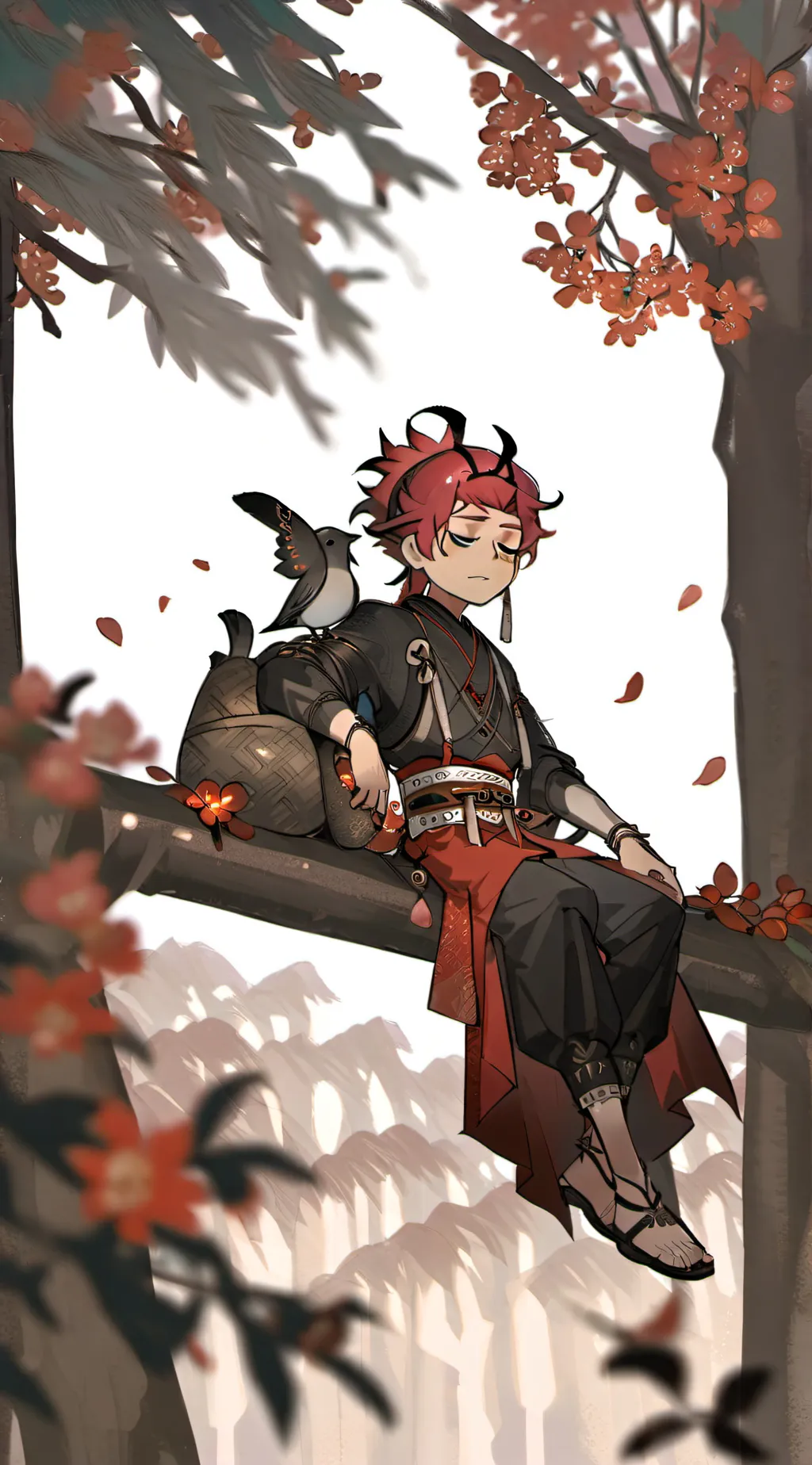 ai character: Карай background