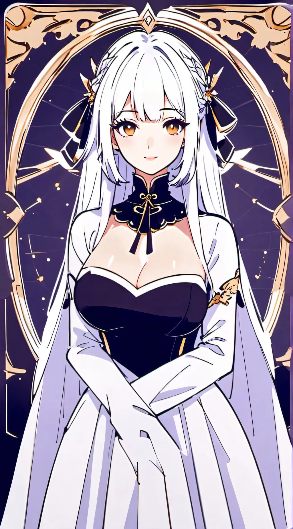 ai character: Luna background
