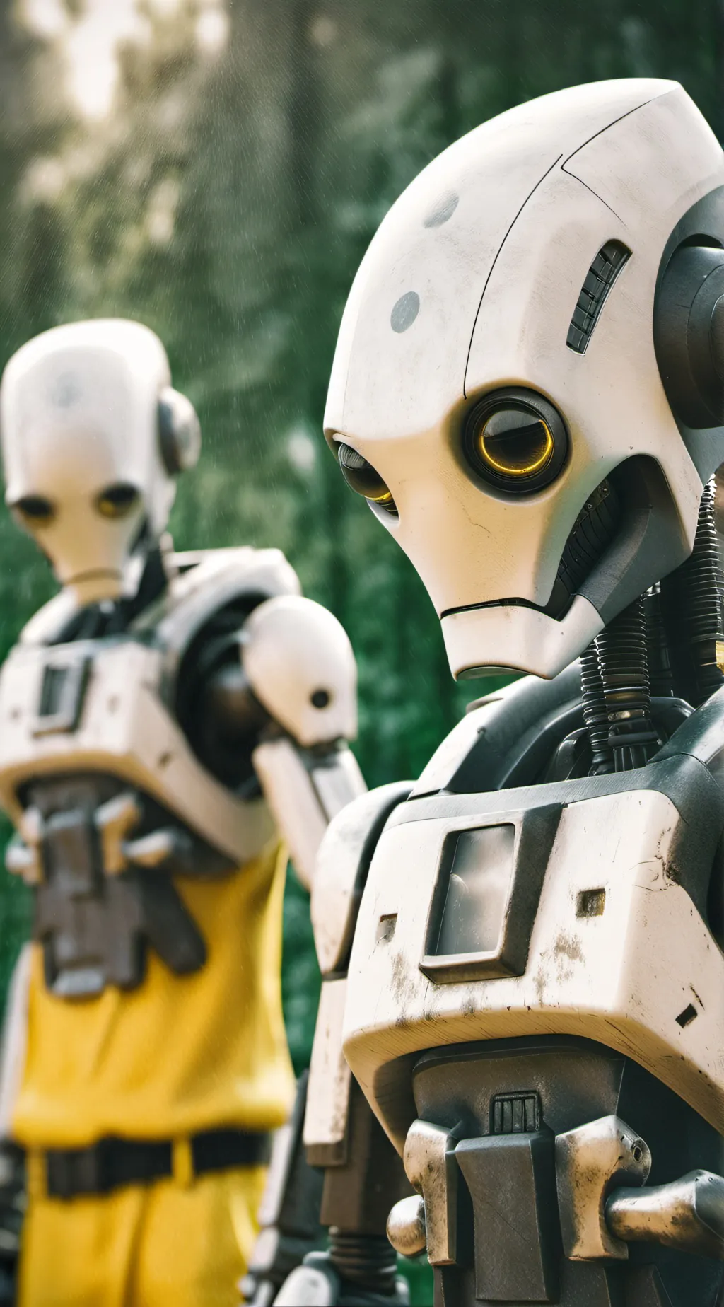 ai character: ROBOT INVASION background