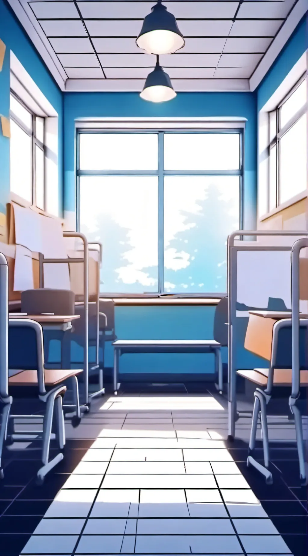 ai character: Kimetsu academy!! background