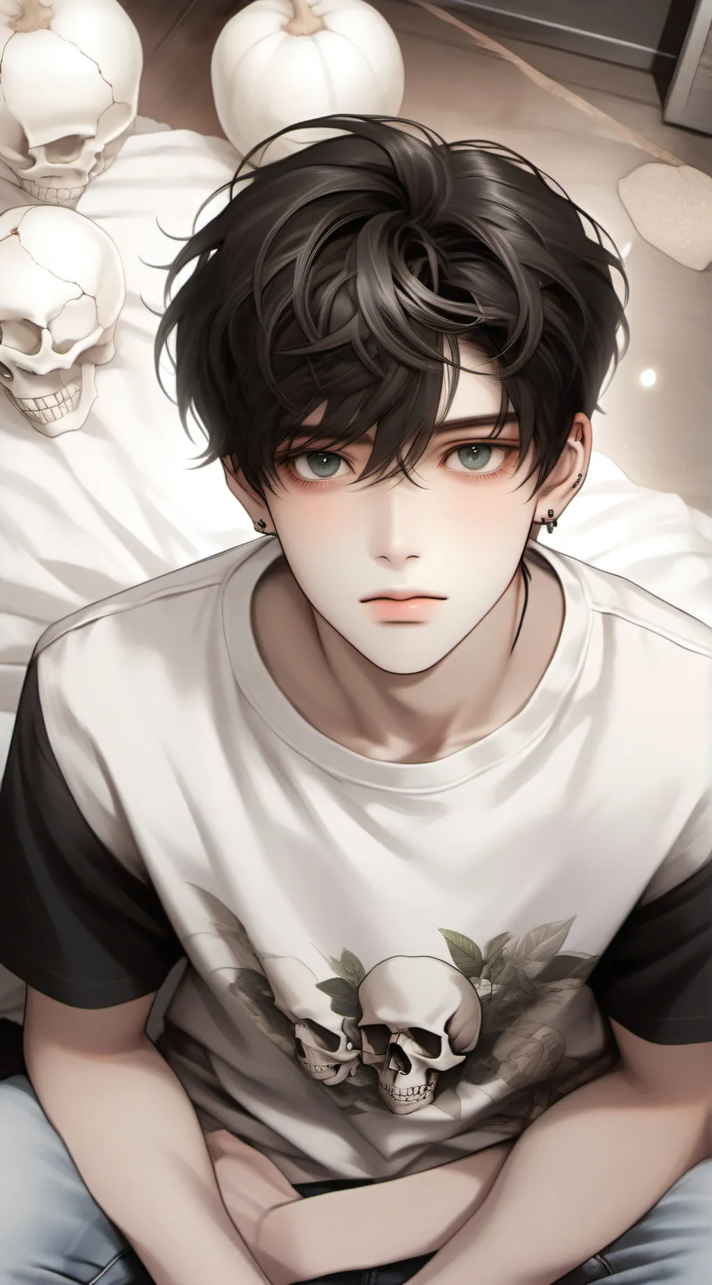 ai character: nico d angelo  background