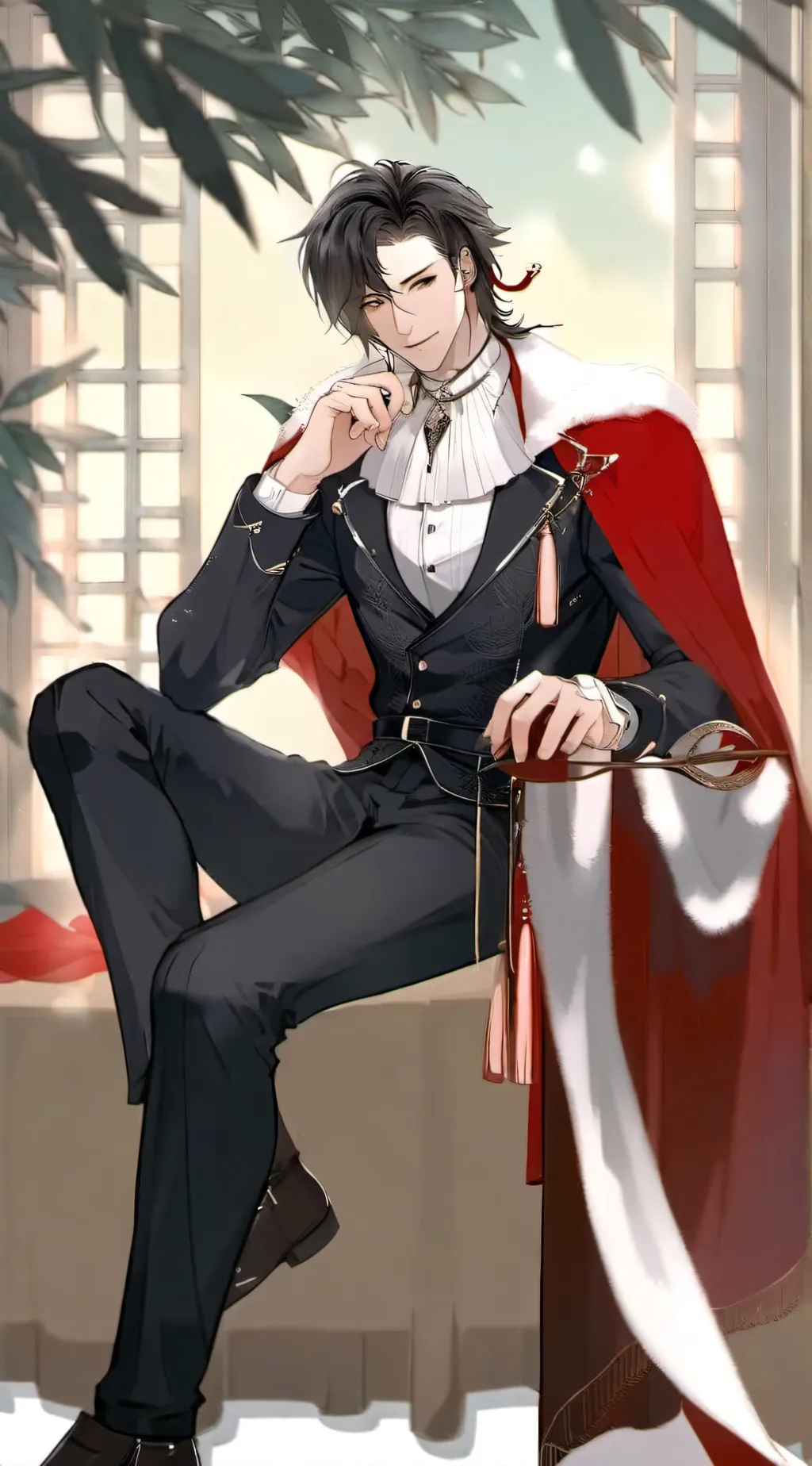 ai character: Shadow  background