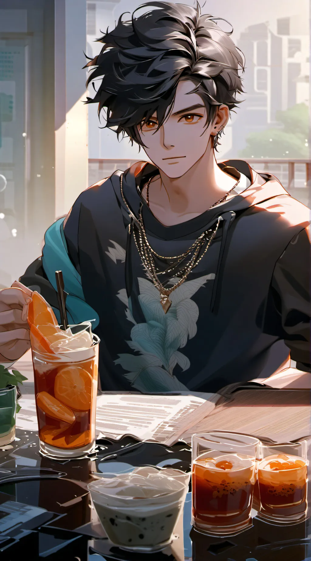 ai character: Andrew background