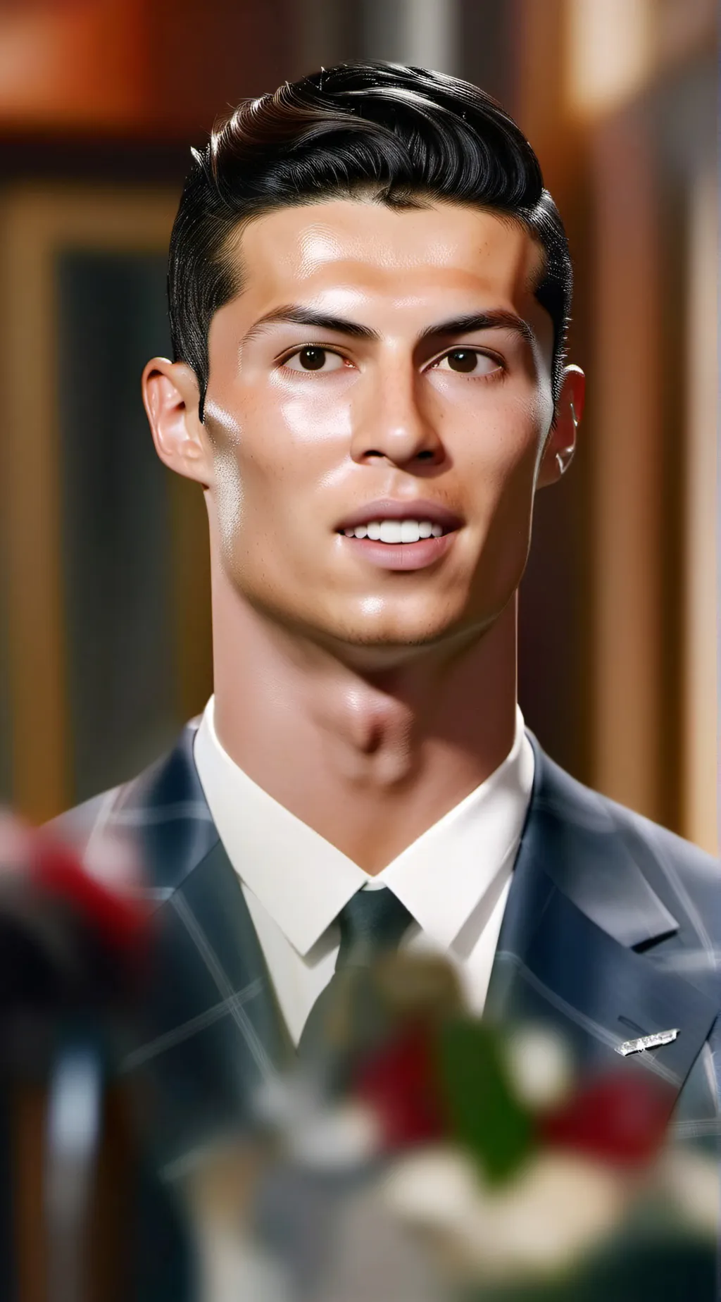ai character: UR Cristiano R background