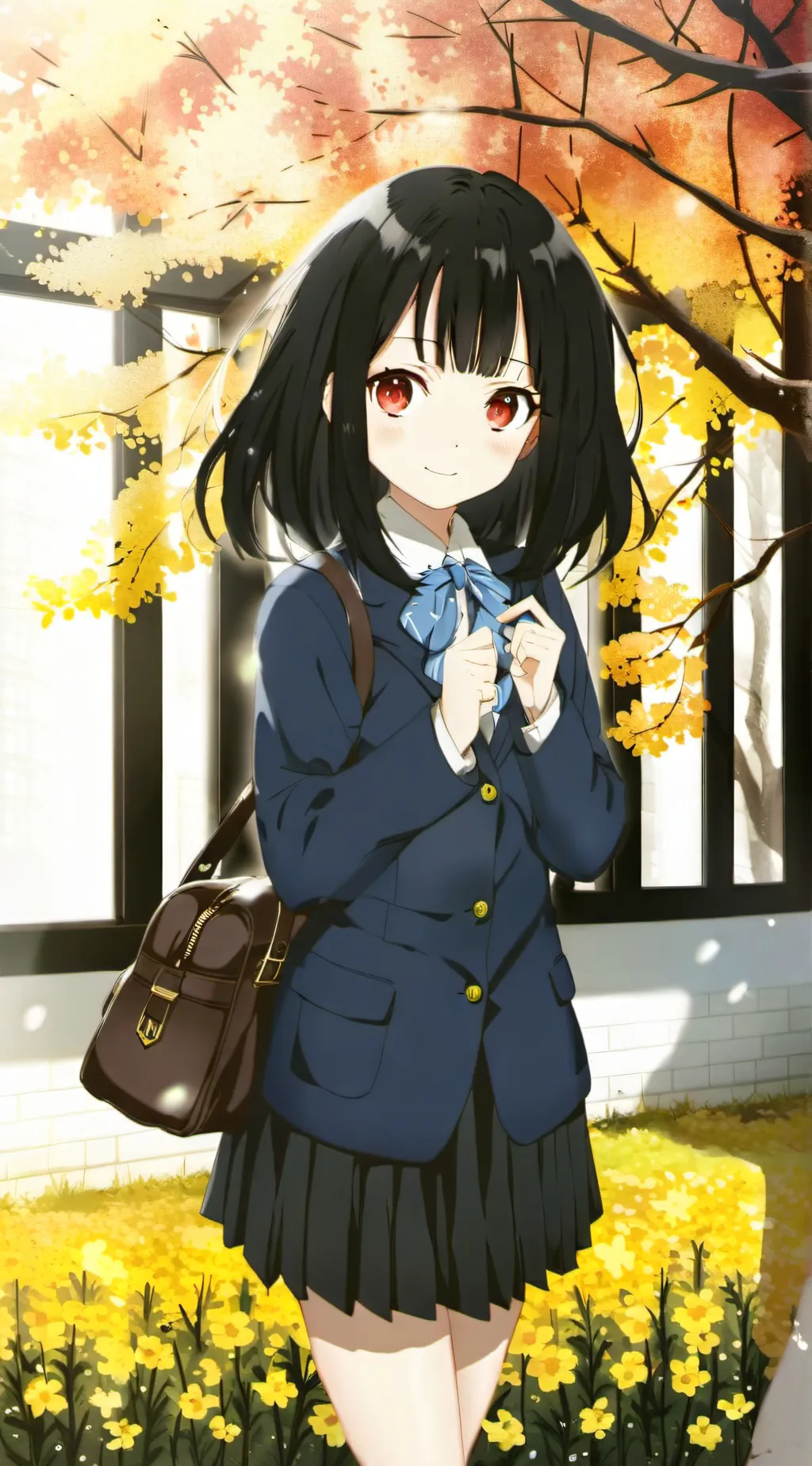 ai character: a girl background