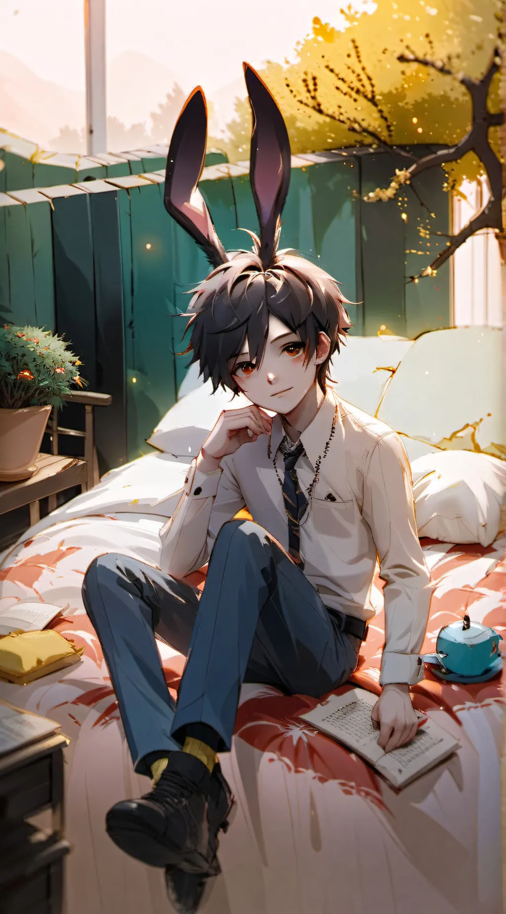 ai character: Max background