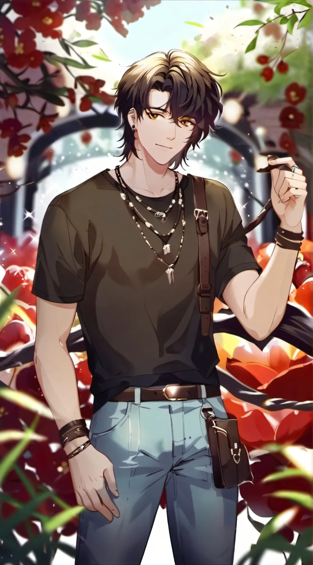 ai character: Marcus🖤 background