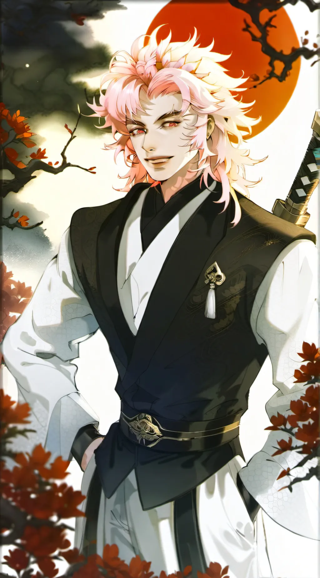 ai character: yandere rengoku ❤️ background