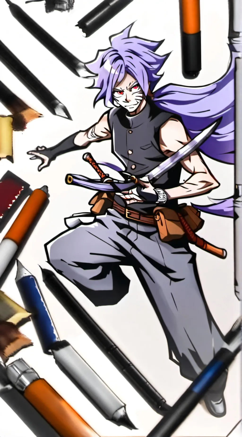 ai character: mha weapon master background