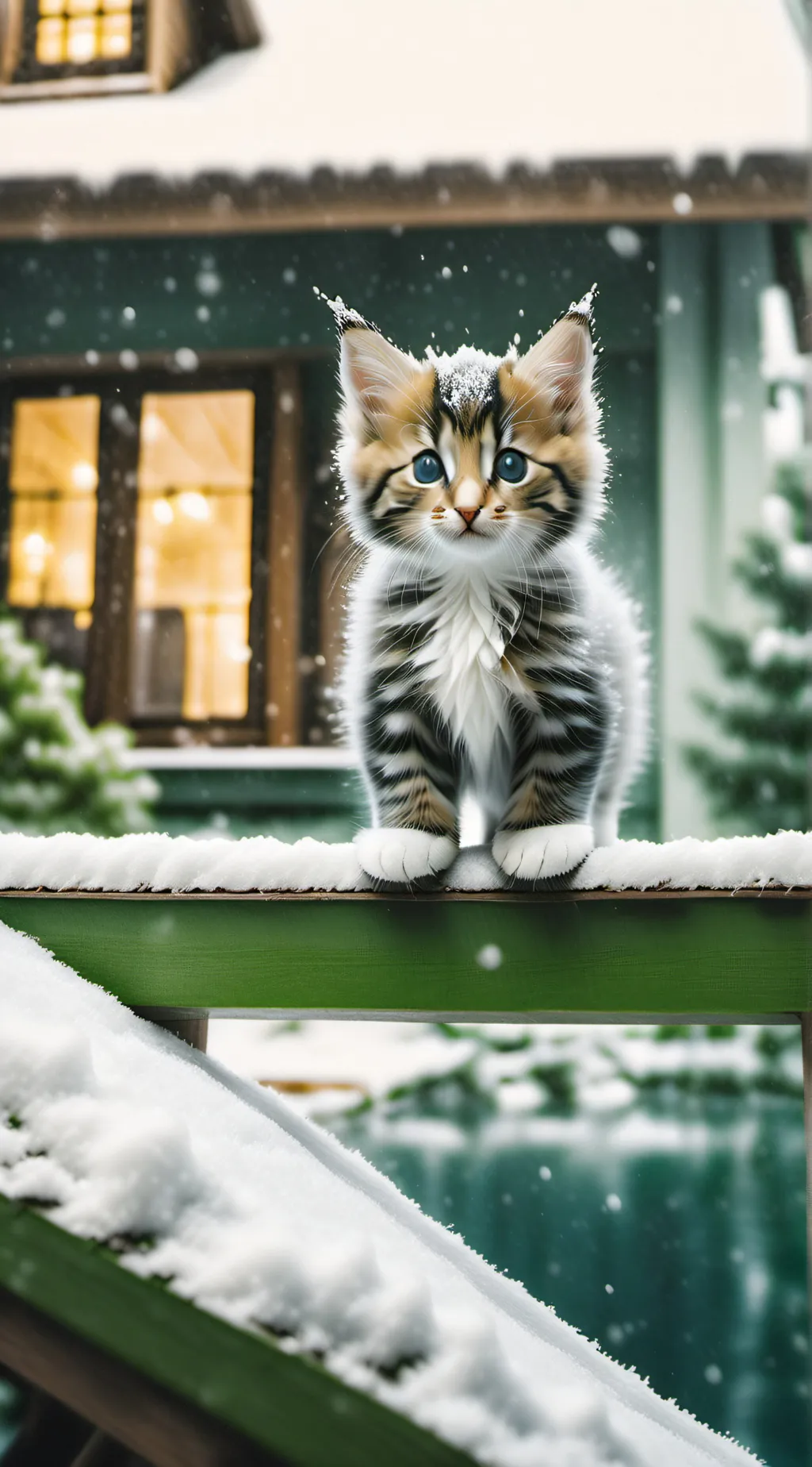 ai character: frontdoor cat background