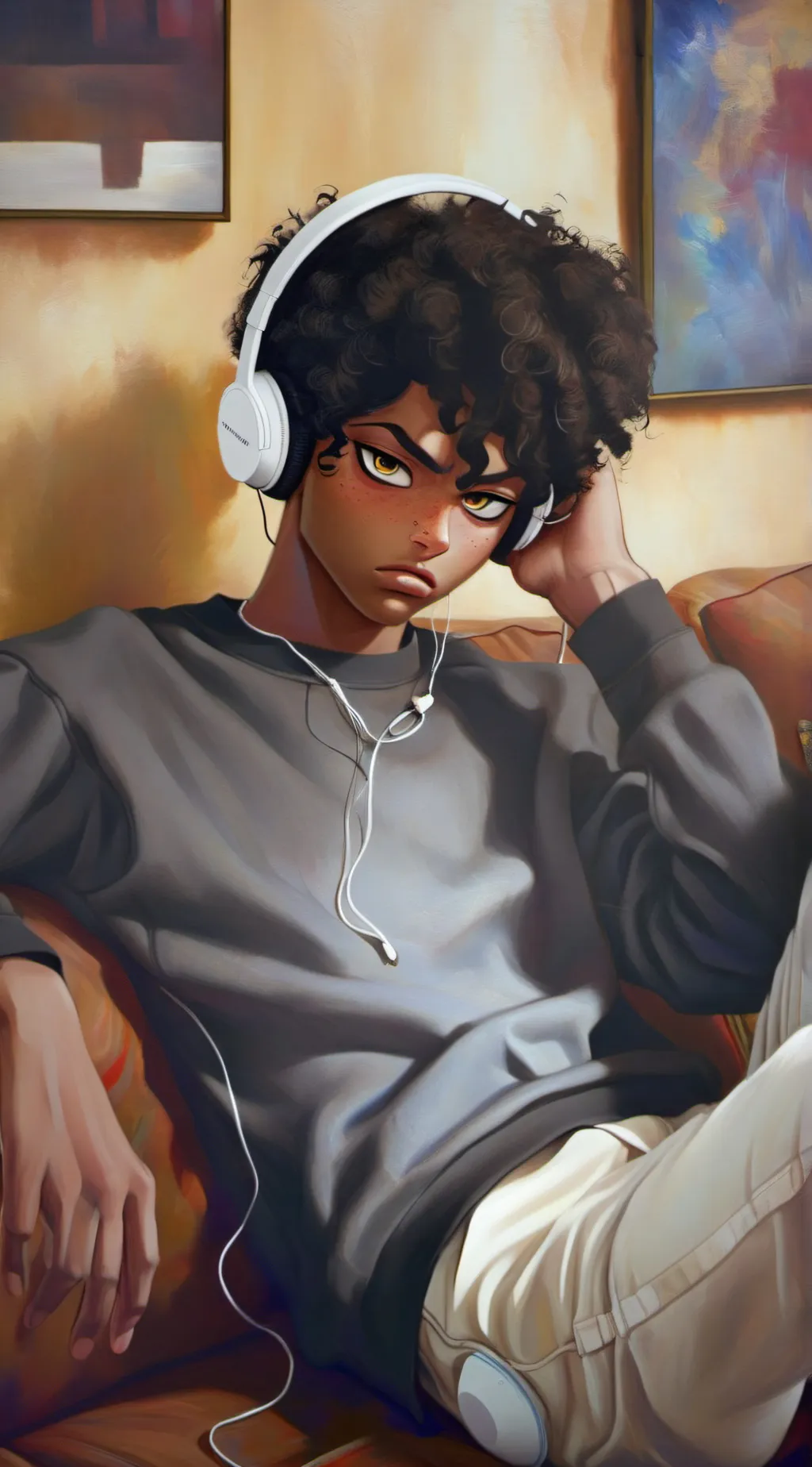 ai character: Zayn  background
