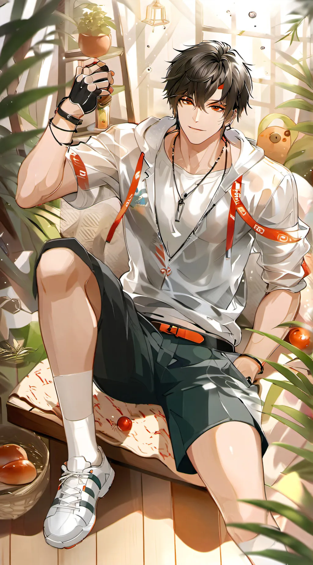 ai character: Ash background