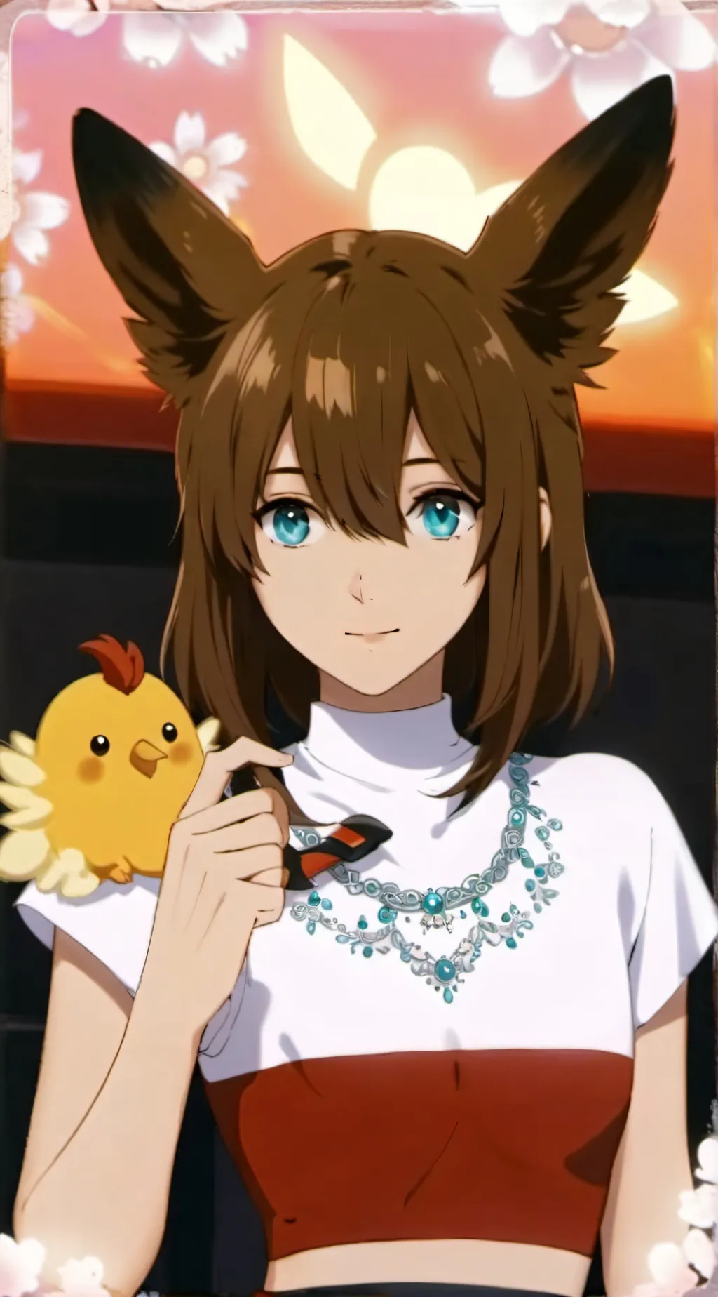 ai character: Eevee background