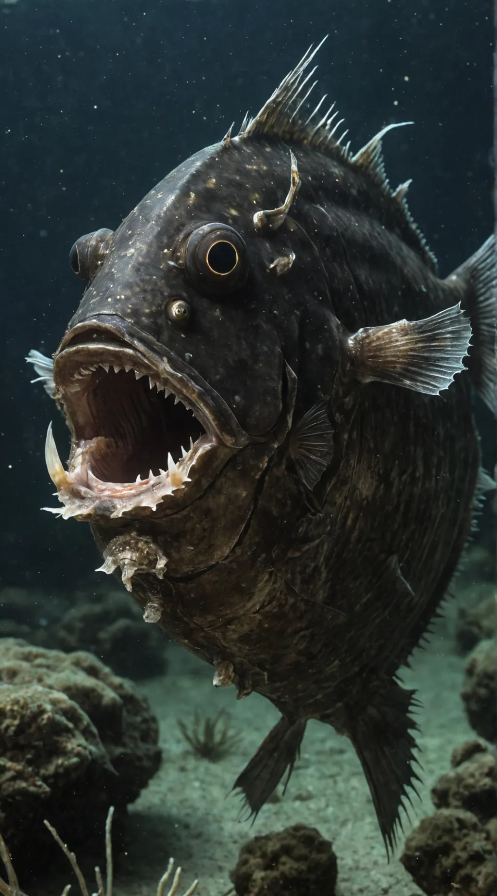 ai character: Anglerfish  background