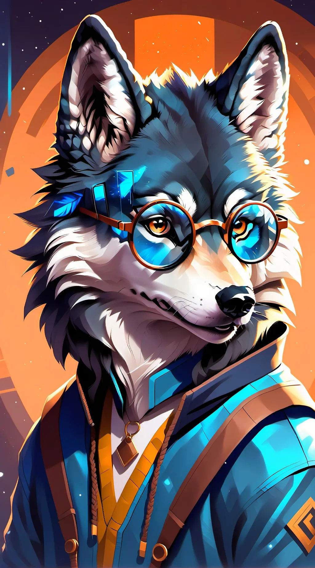 ai character: advertisement 2 background
