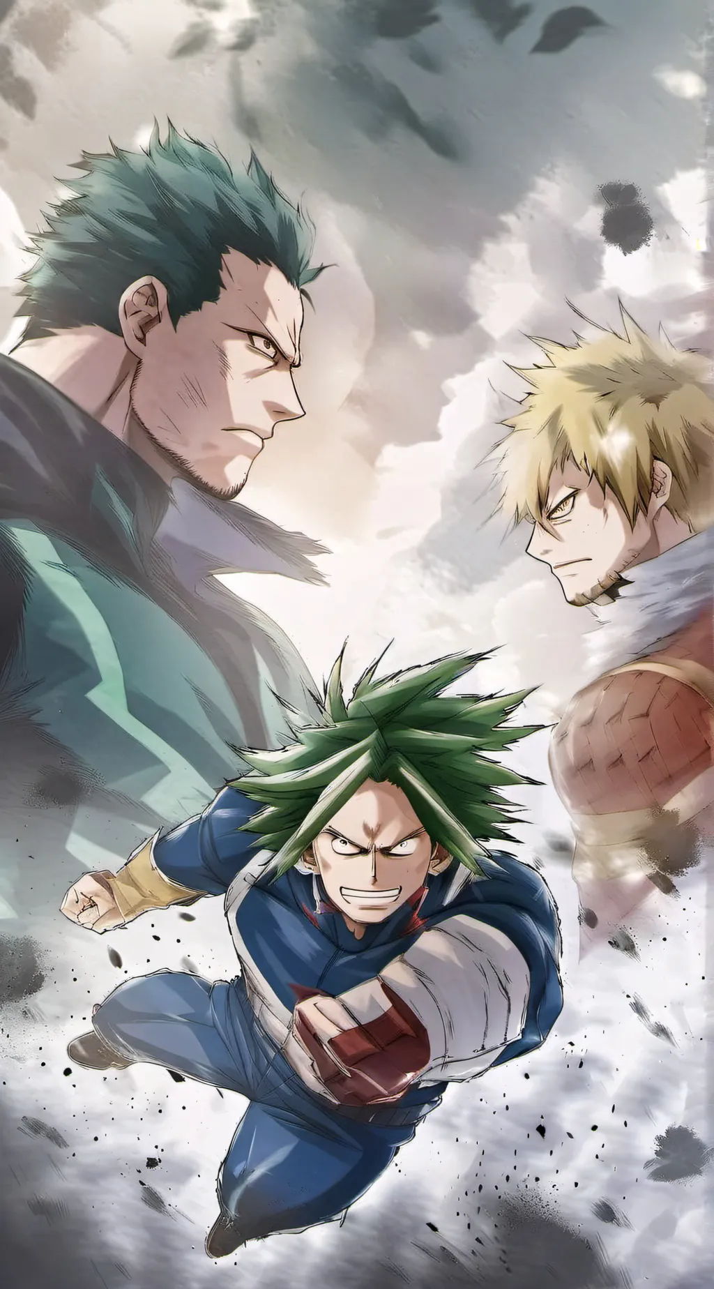 ai character: two heroes mha background