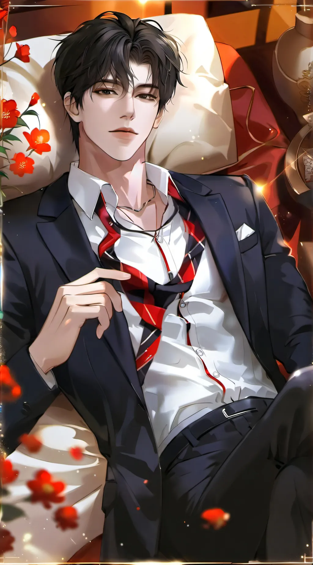 ai character: 林哲 background