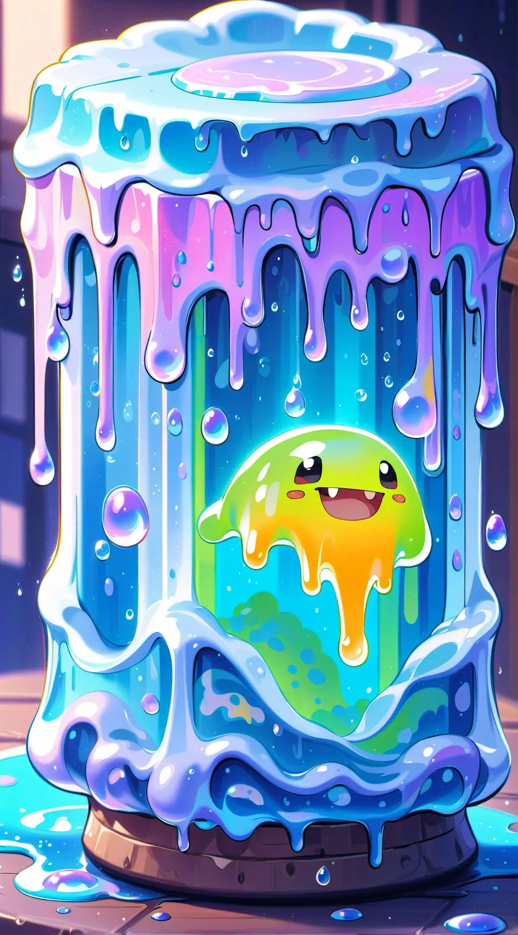 ai character: Expansion slime background