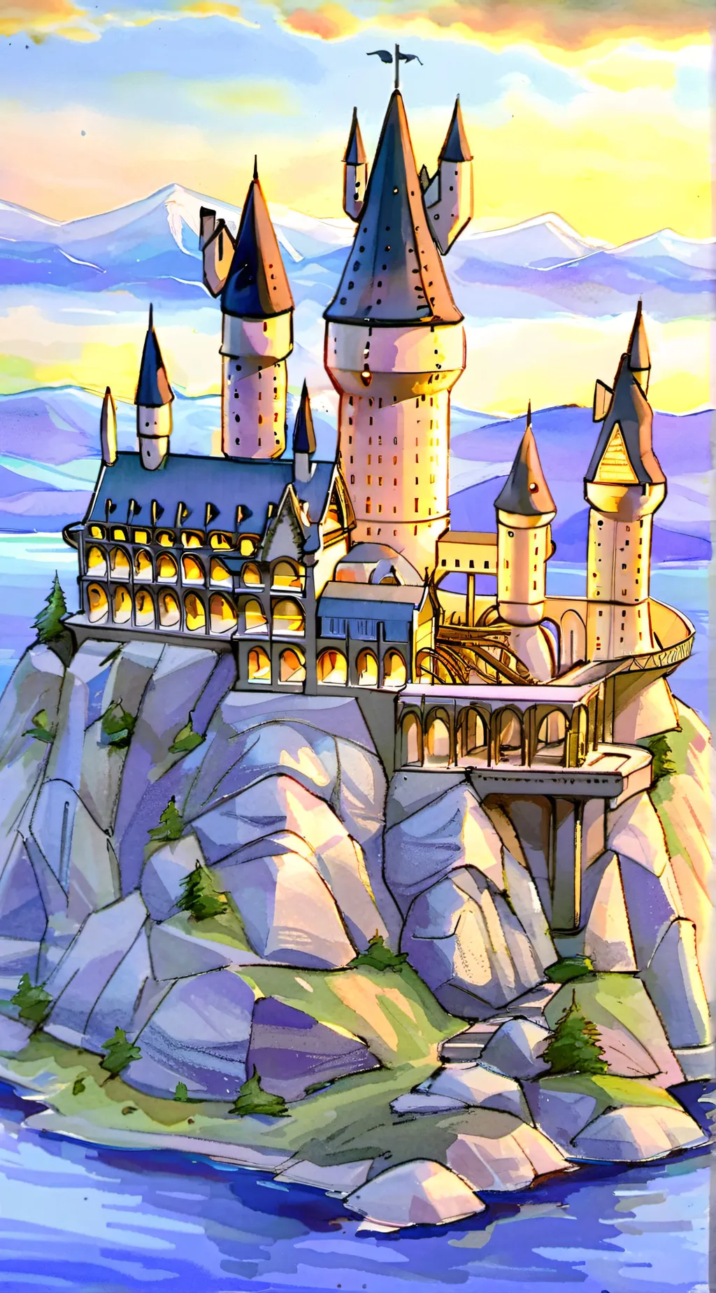 ai character: Hogwarts(part 5) background