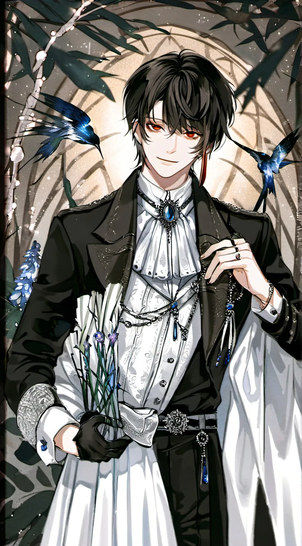 ai character: Sebastián solace background