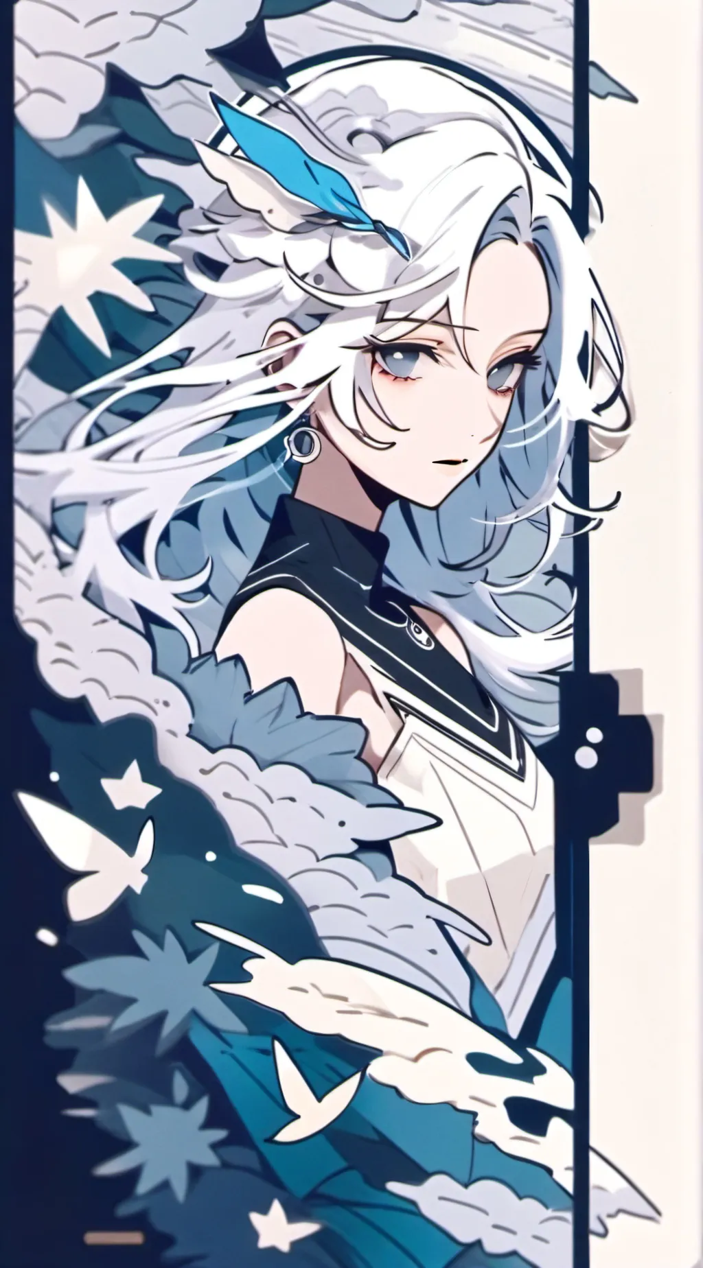 ai character: ELEAH THE SINGERRR background