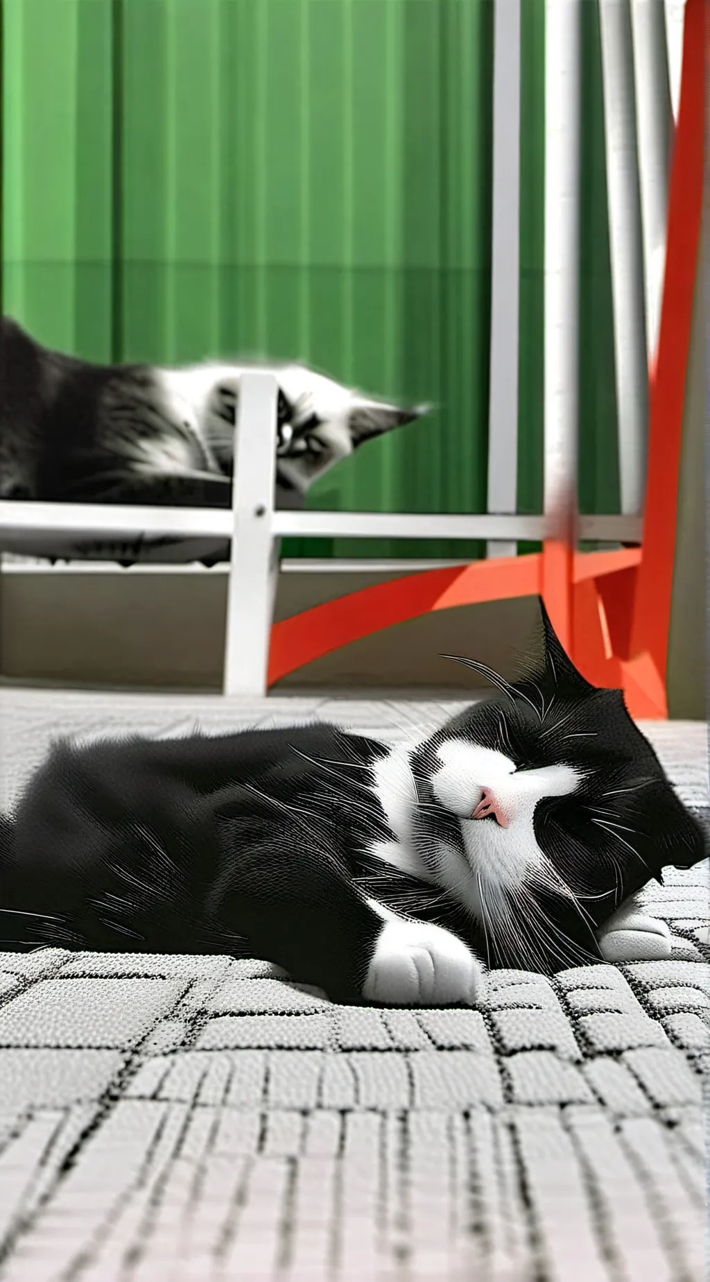 ai character: dogday and catnap background