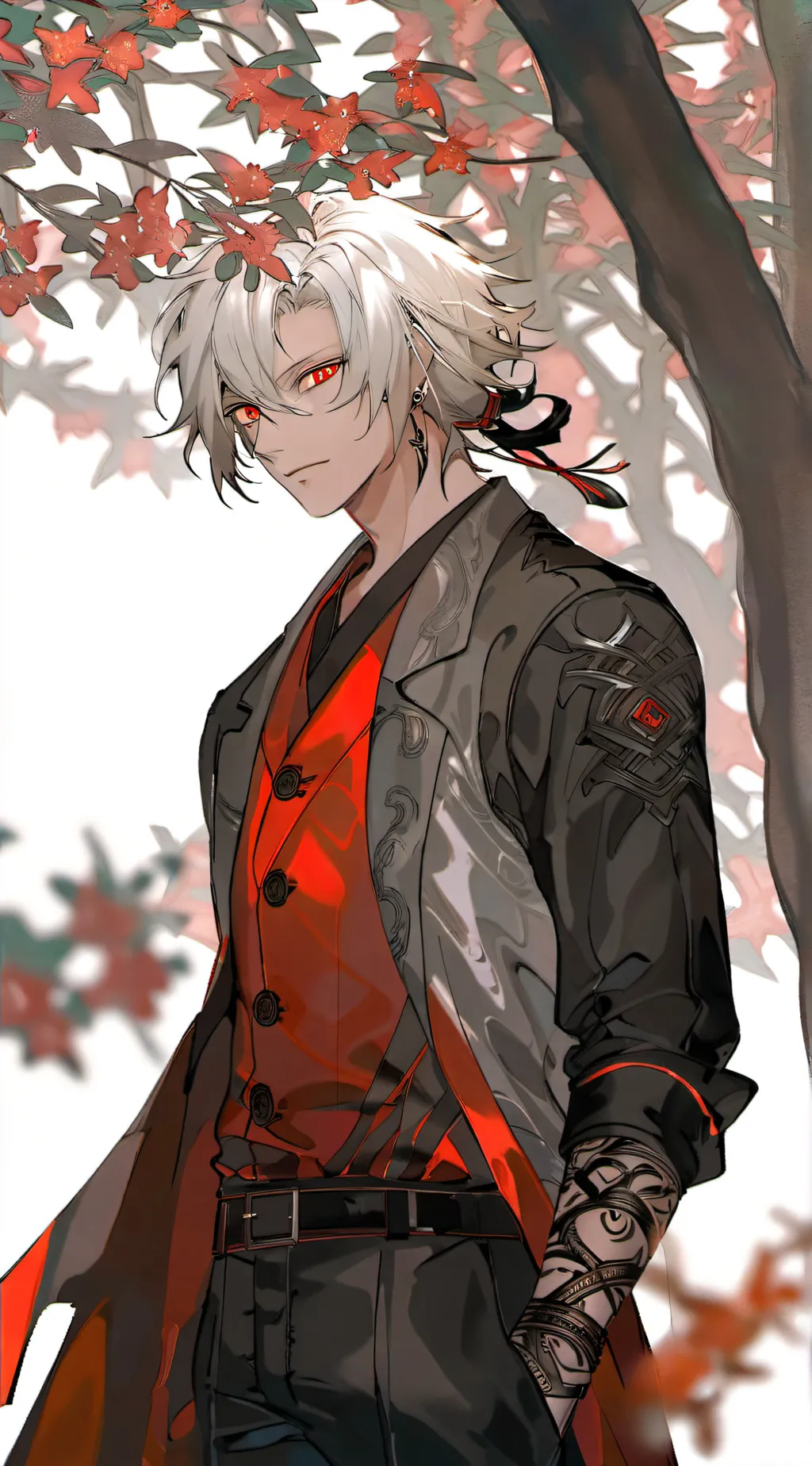 ai character: Katsuki Bakugo background