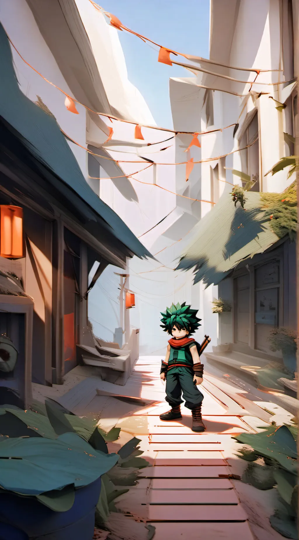 ai character: sports festival  background