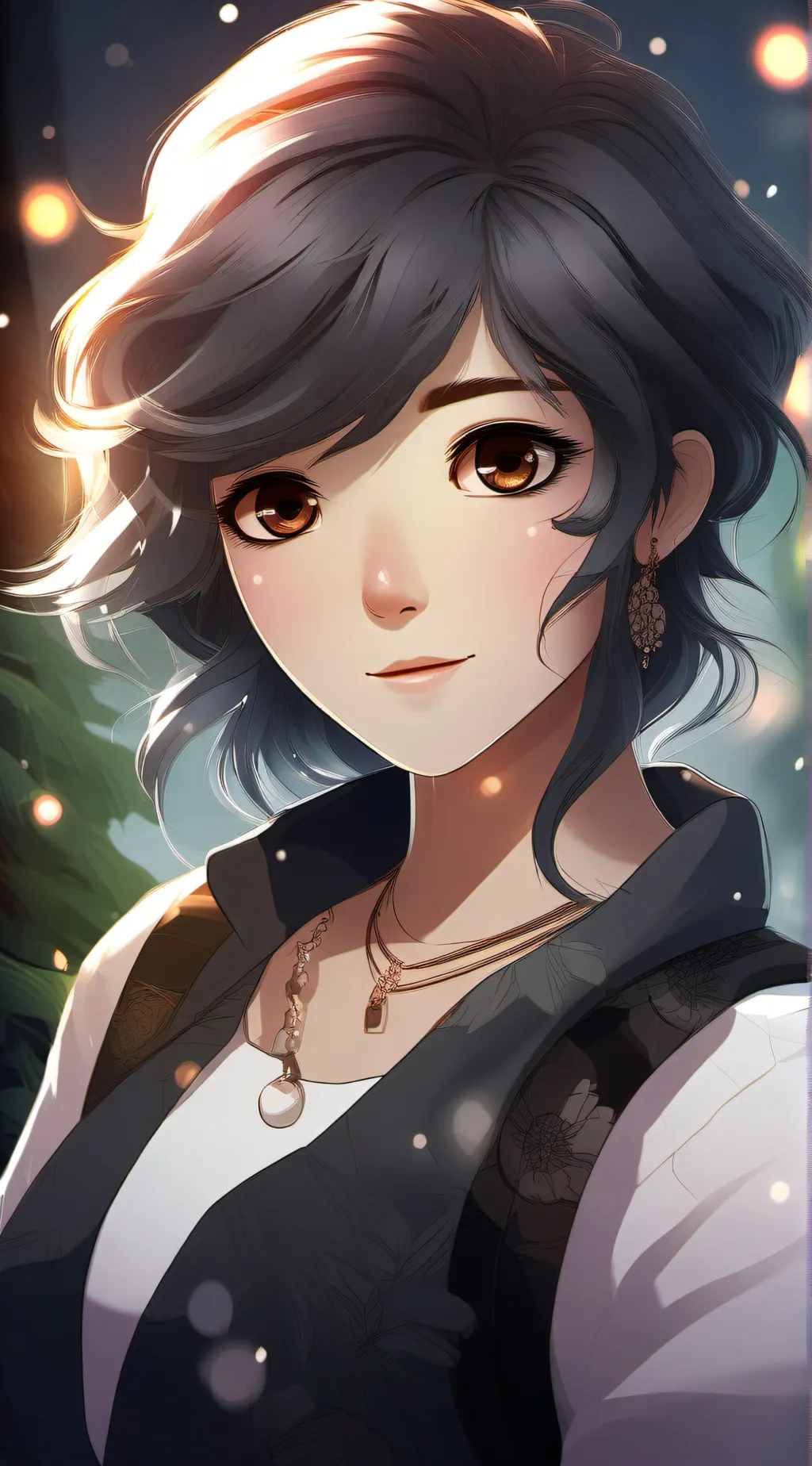 ai character: Lucy  background