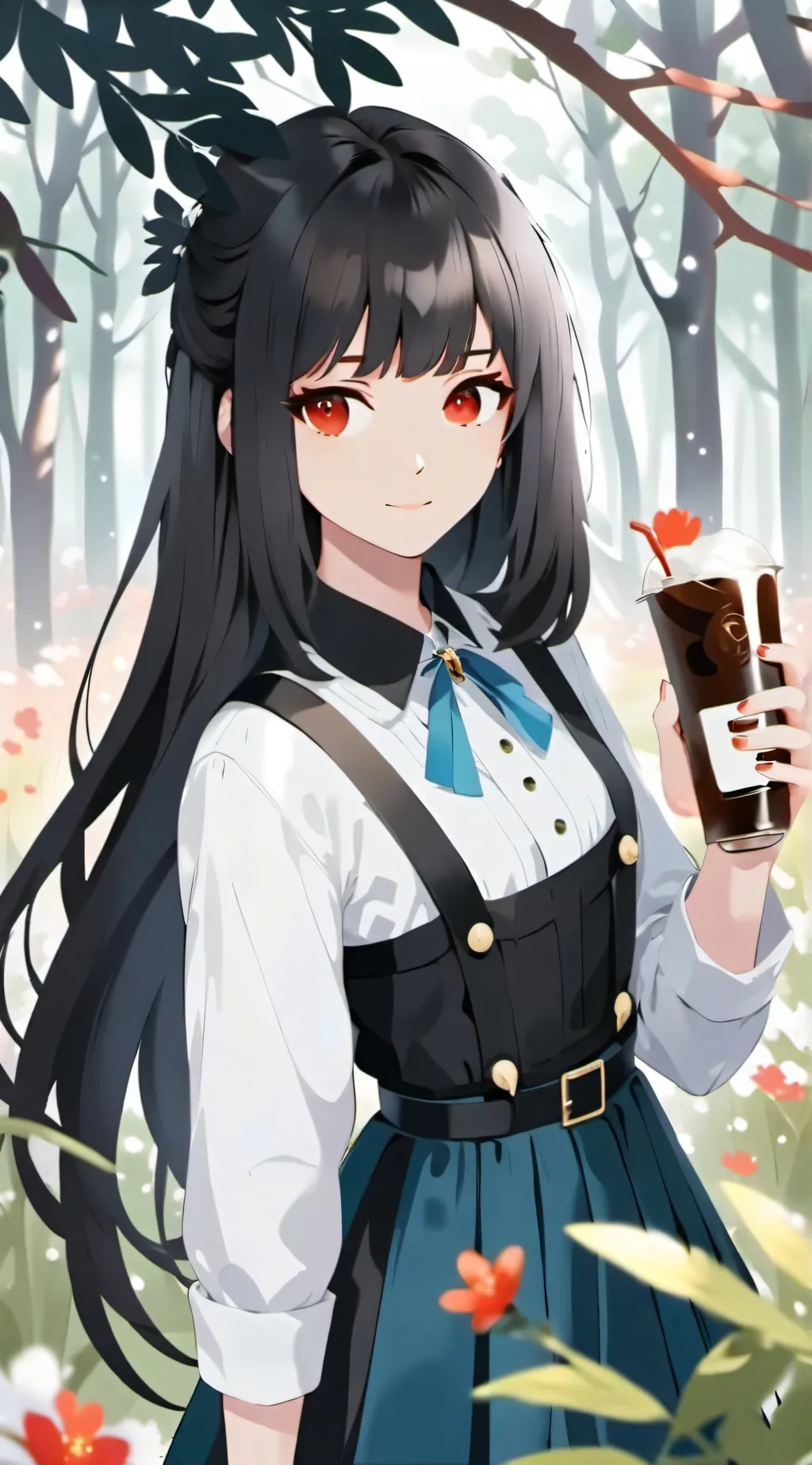 ai character: Luna background