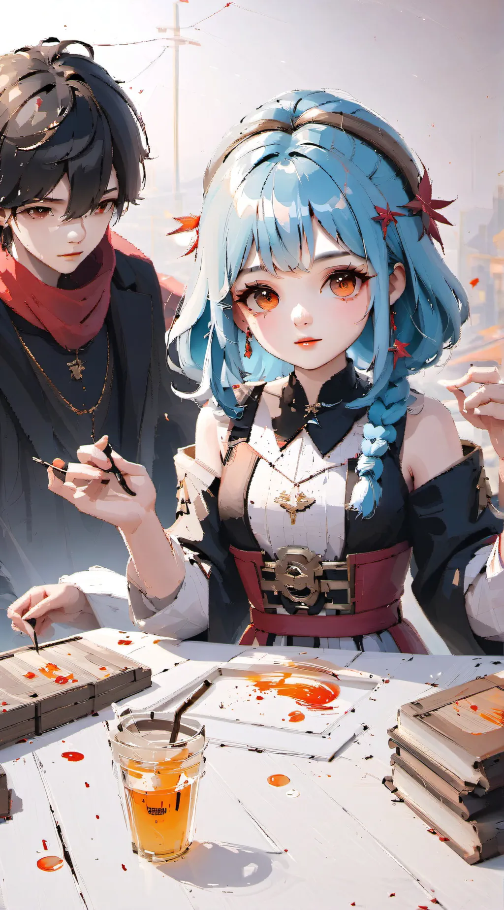 ai character: Liam  background