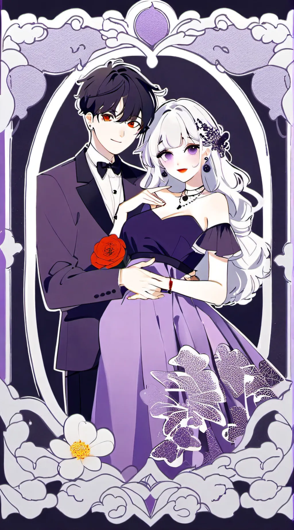 ai character: Aph and Aaron  background