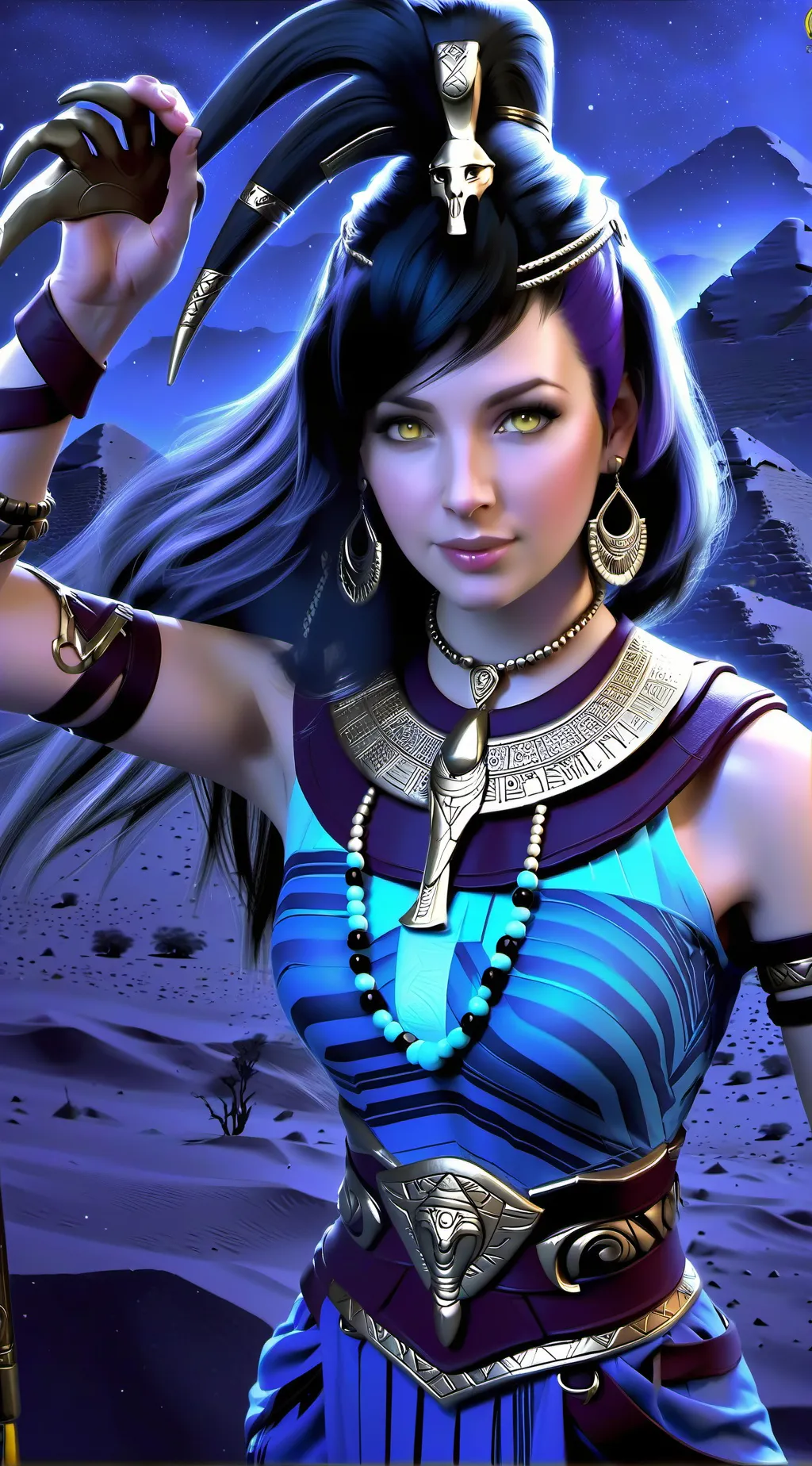 ai character: Ania background