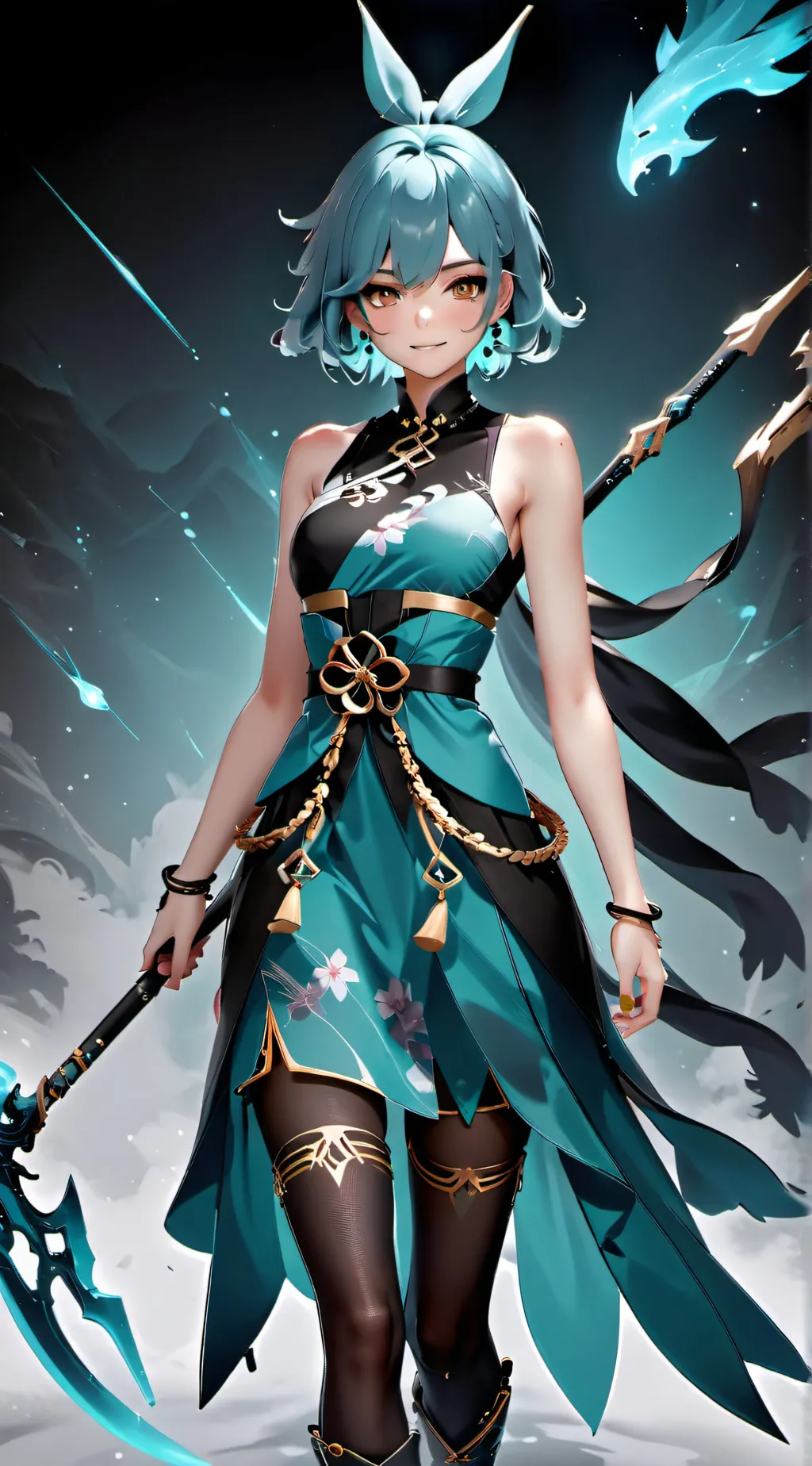 ai character: Luna background