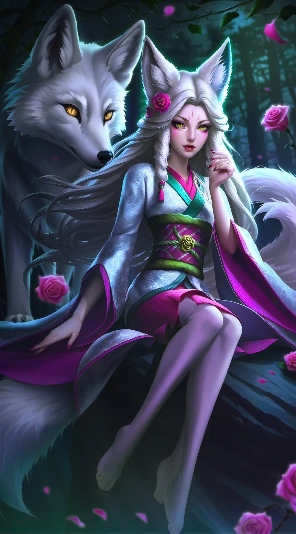 ai character: Yuko background