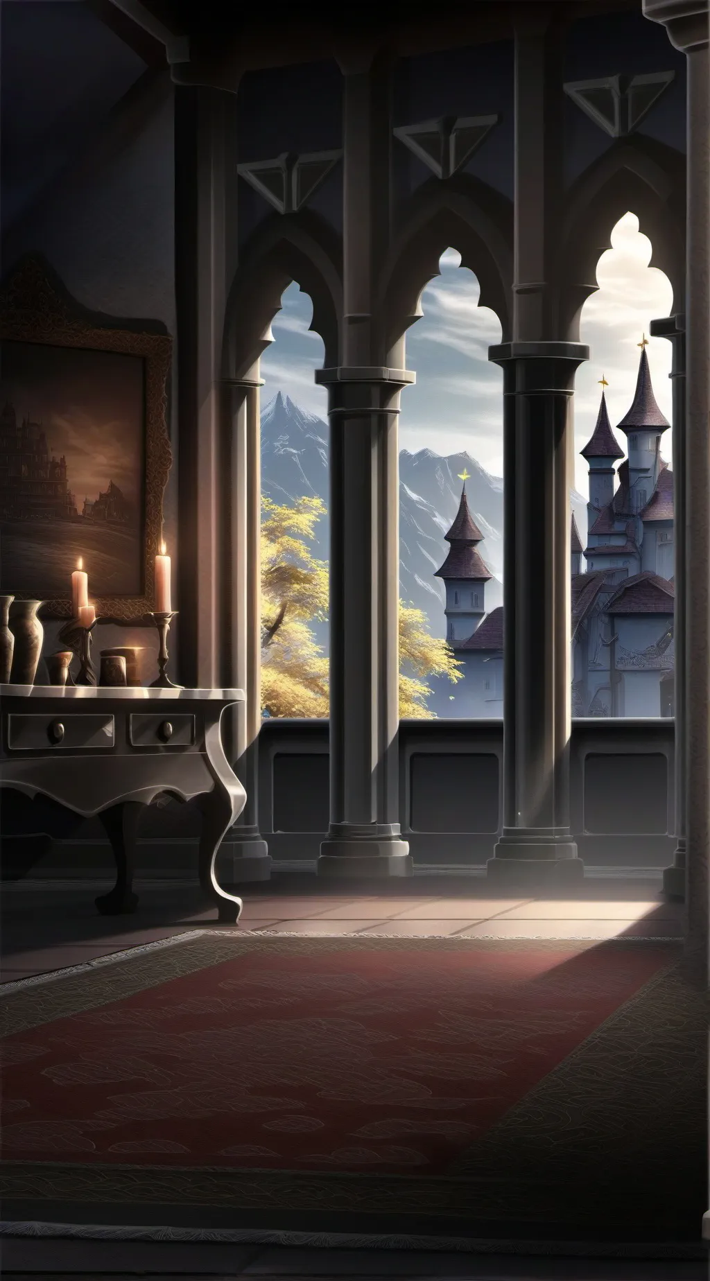 ai character: Hogwarts background