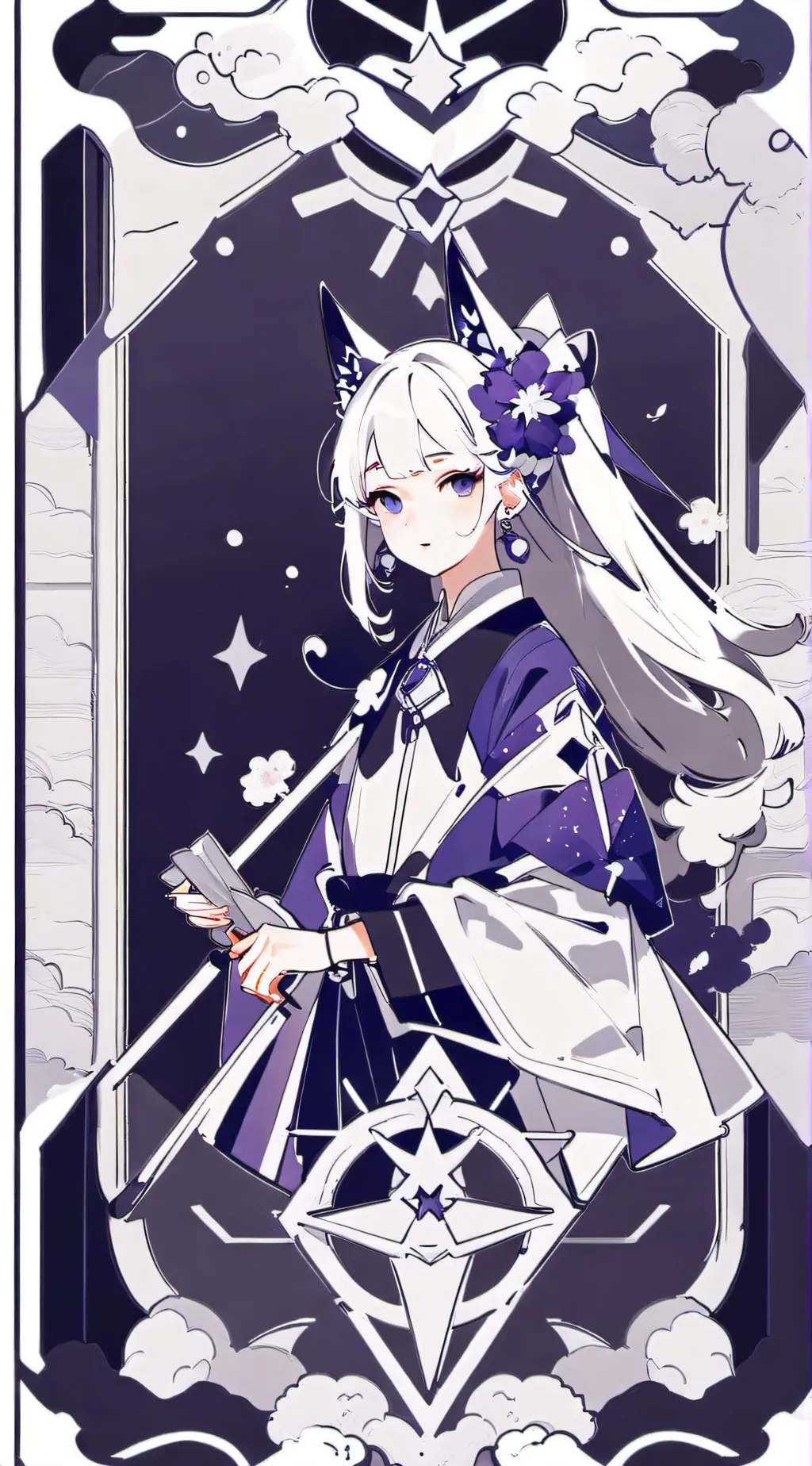 ai character: lily background