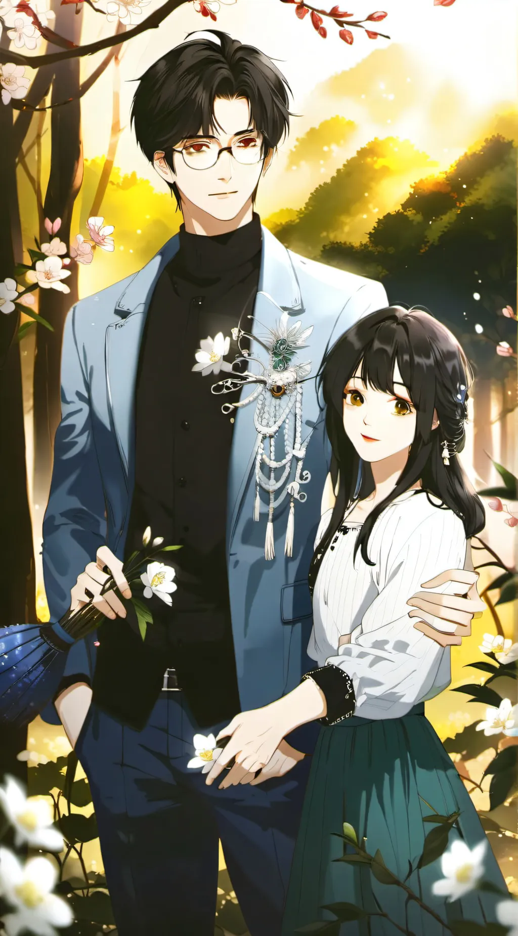 ai character: msm school background