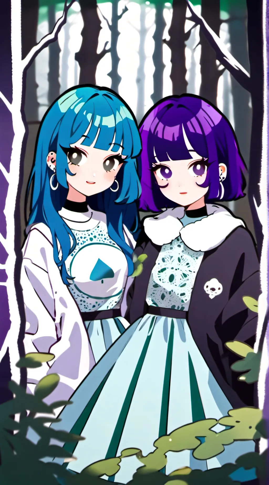 ai character: Hailey and zip background