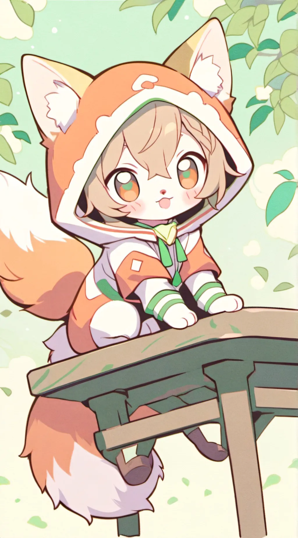ai character: Kitten background