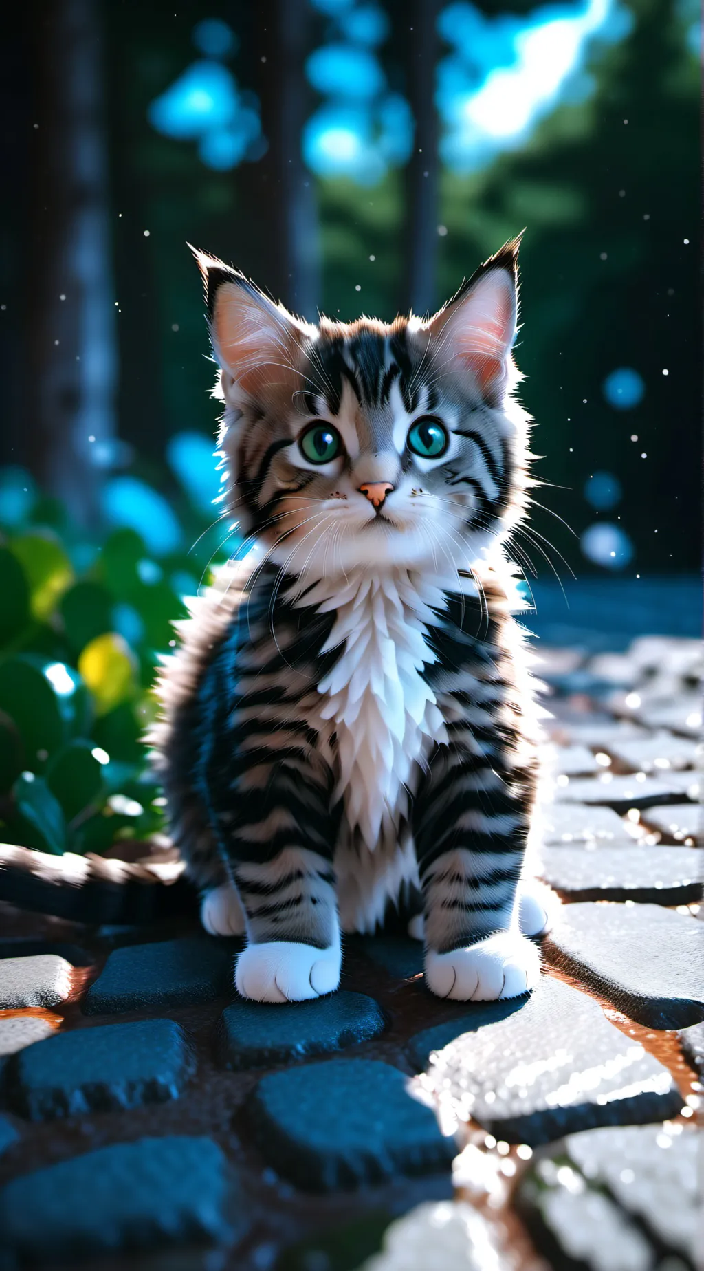 ai character: Adorable Kitty background