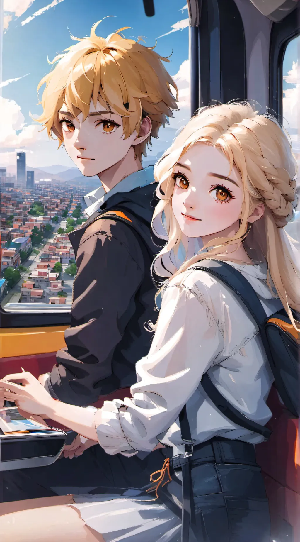 ai character: Tom,Lin,u crazy? background
