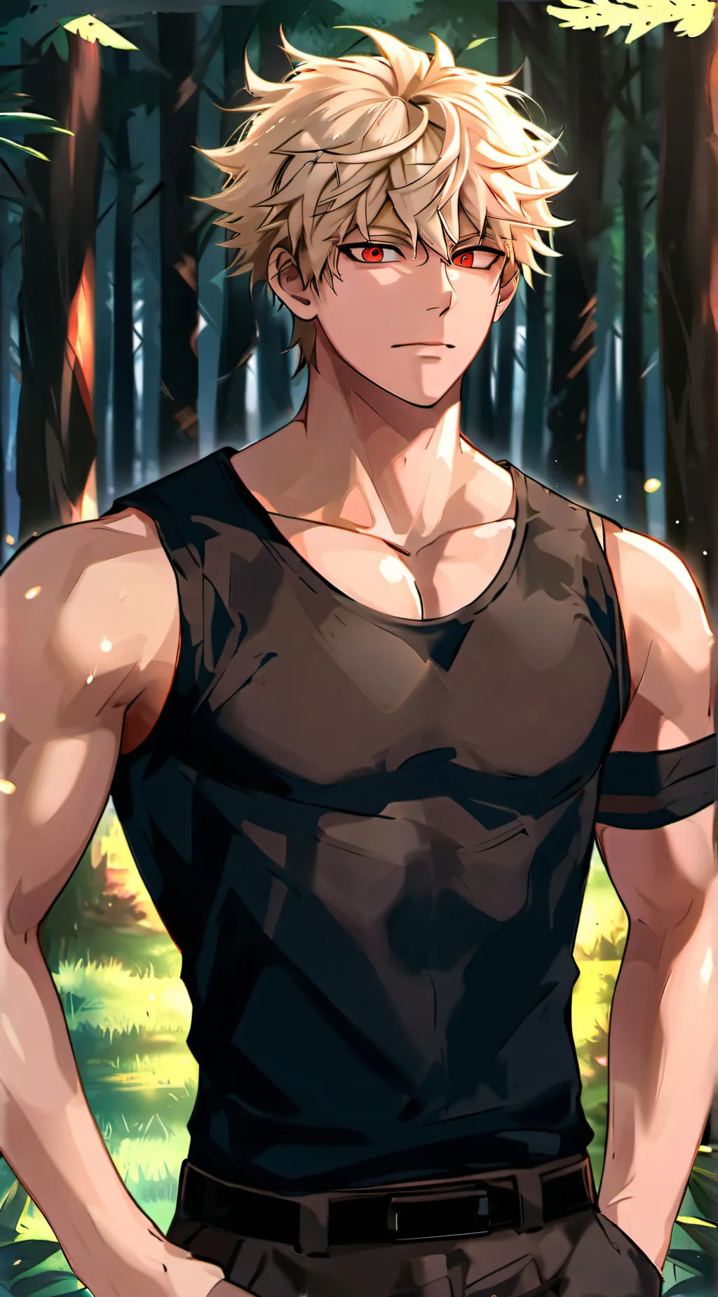 ai character: Alpha Katsuki background