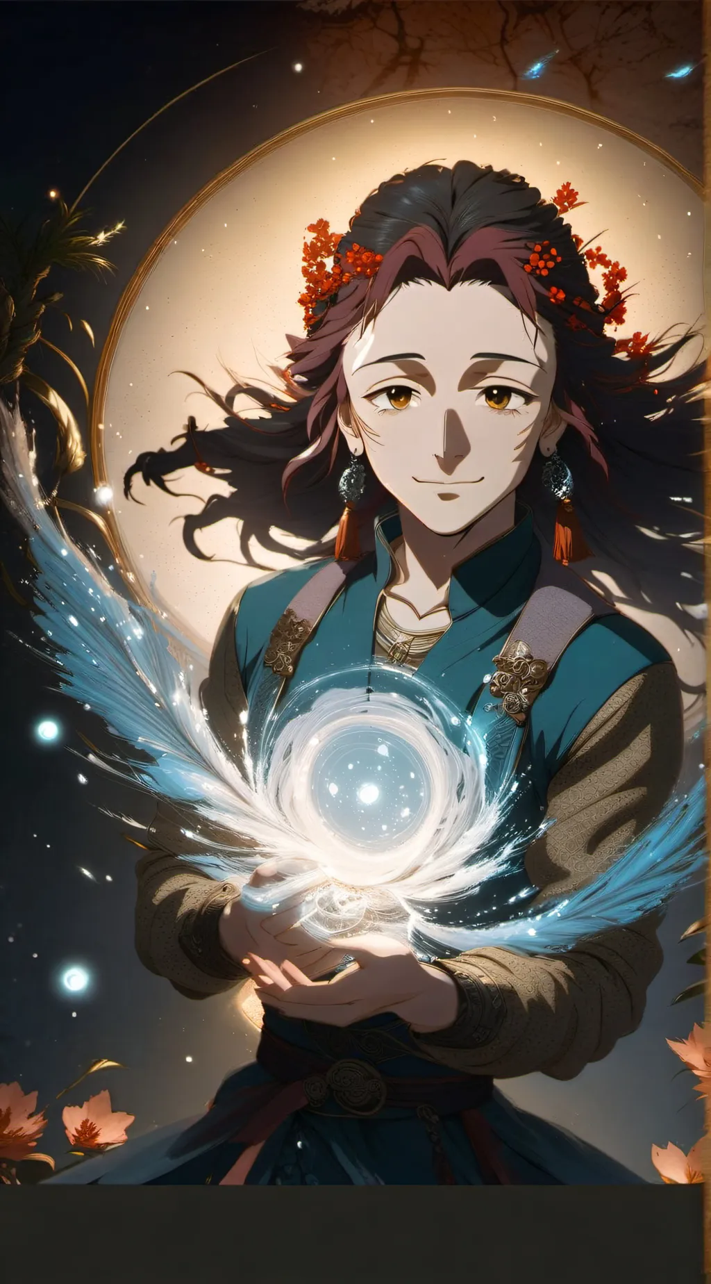 ai character: Tanjuro kanado  background