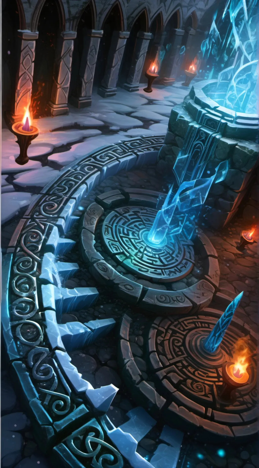 ai character: Nameless Labyrinth background