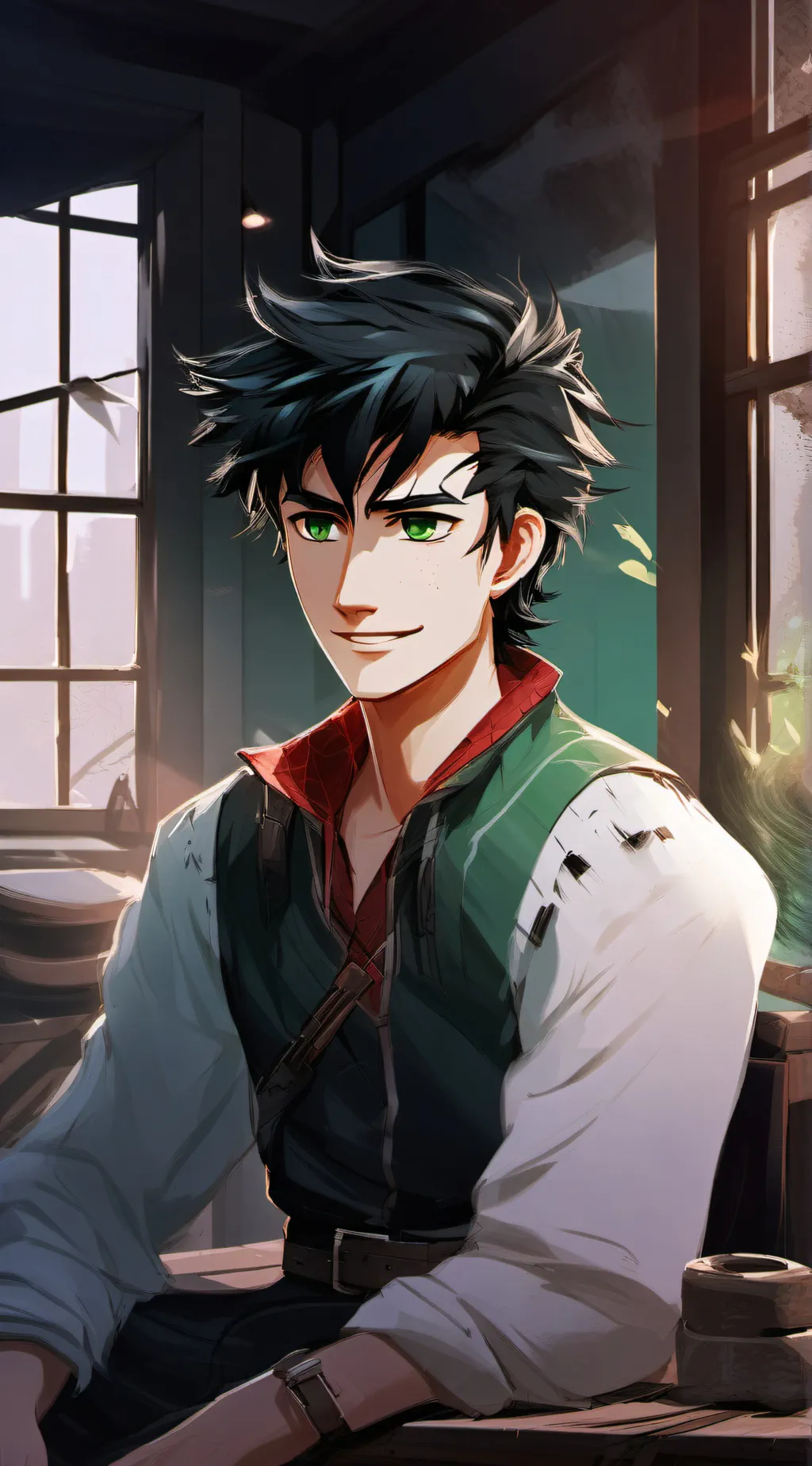 ai character: Percy background