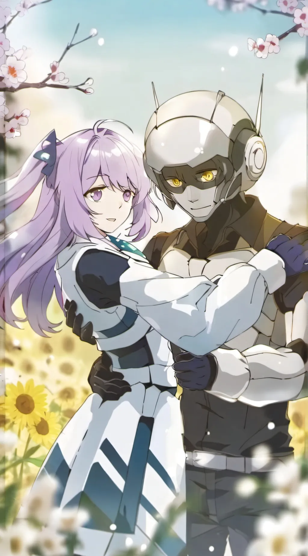 ai character: Uzi & N background